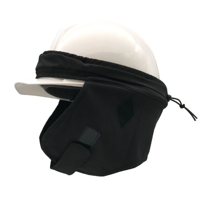 ナフコ 防風防寒フェイスカバー ヘルメット用 N8302BKの説明画像4