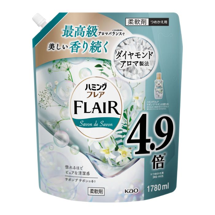 花王 ハミングフレアフレグランス サボンデサボン詰替1780ml