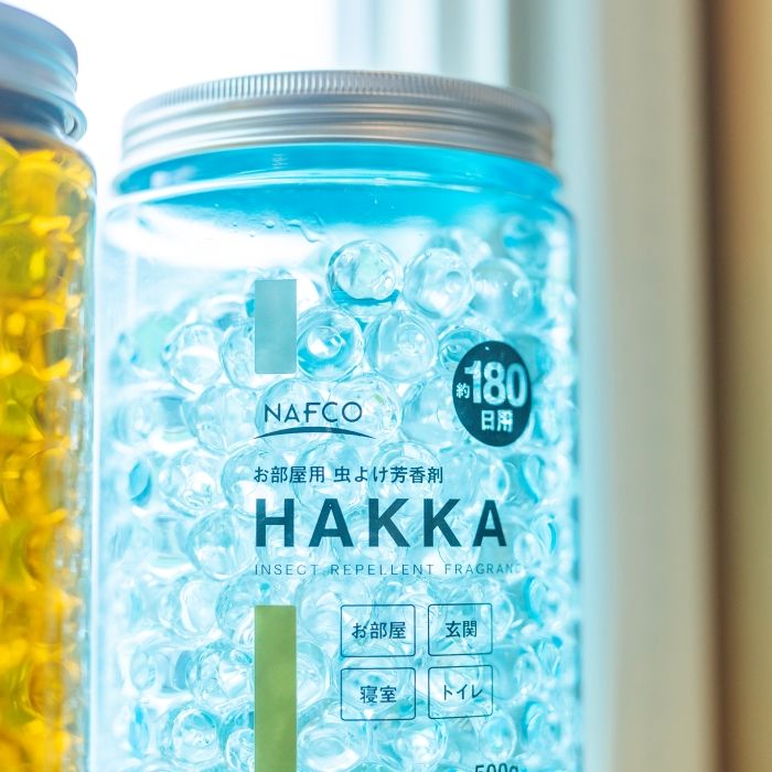 ナフコ お部屋虫よけ芳香剤 置き型ビーズタイプ ハッカの香り 有効期間180日の説明画像2