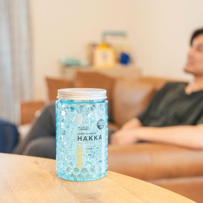 ナフコ お部屋虫よけ芳香剤 置き型ビーズタイプ ハッカの香り 有効期間180日の説明画像5