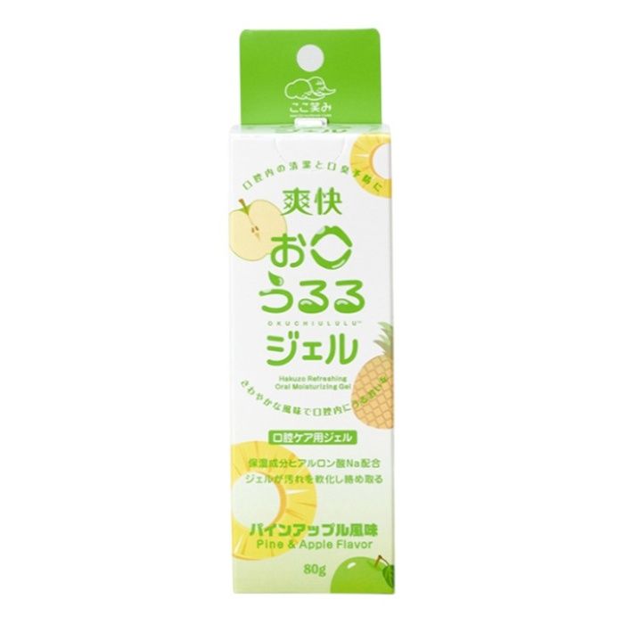 明石通商 爽快お口うるるジェル 口腔ケア用ジェル パインアップル風味 80g