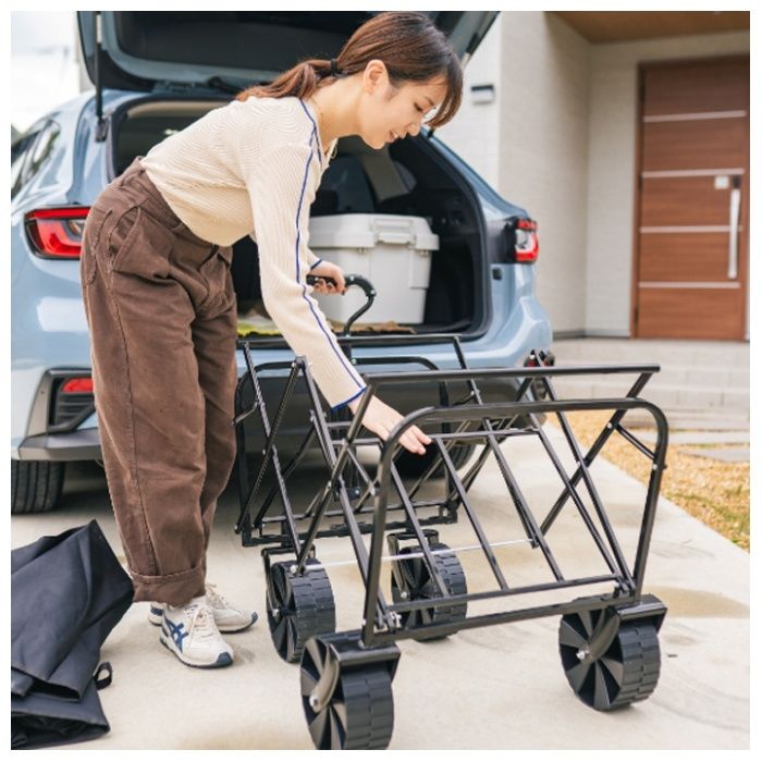 ナフコ キャリーワゴン ワイドタイヤ　A-2の説明画像5