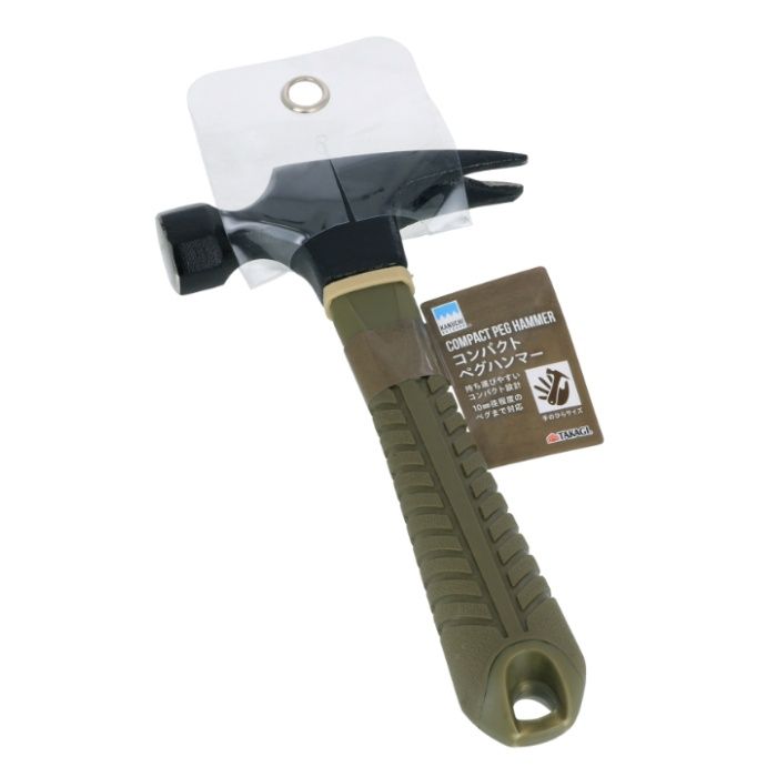KANUCHI OUTDOOR コンパクトペグハンマー ペグ抜き付き