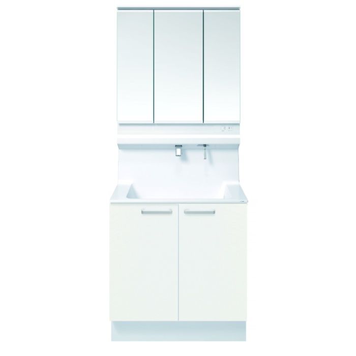 TOTO 洗面化粧台オクターブLite　W750　ワイド三面鏡　2枚扉 LDSF075BAGDN1+LMFS075A3GLC1G