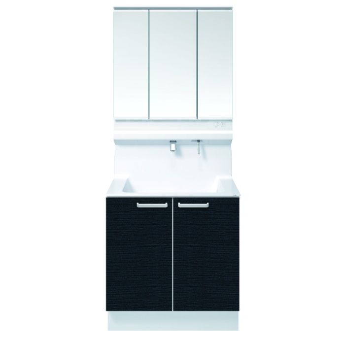 TOTO 洗面化粧台オクターブLite　W750　ワイド三面鏡　2枚扉 LDSF075BAGDN1+LMFS075A3GLC1G