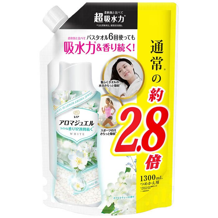 P&G レノアアロマジュエル ホワイトティーの香り つめかえ用超特大