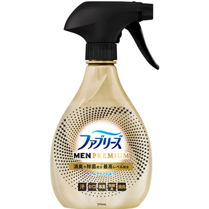 ファブリーズW除菌+消臭プレミアムメン クールアクアの香り本体370ml