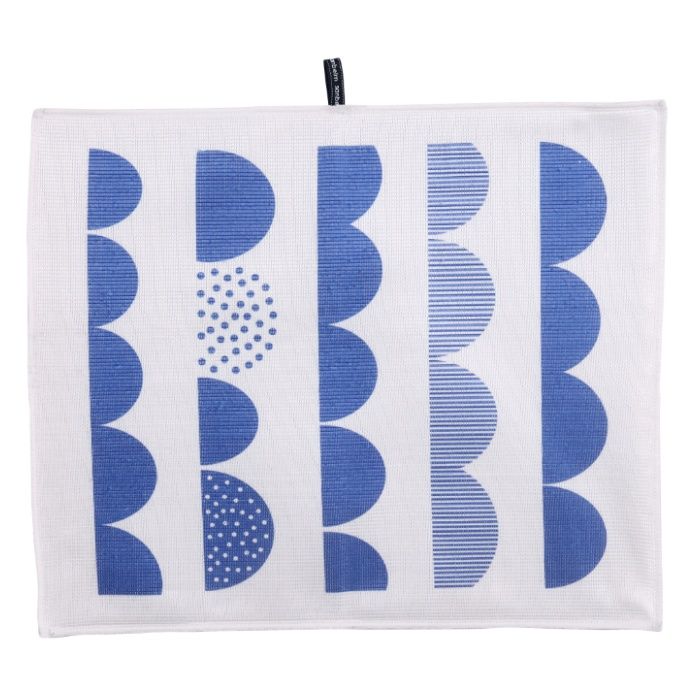 サンベルム 食器乾燥マット 吸水速乾 40cm ブルーの説明画像2