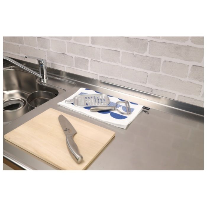 サンベルム 食器乾燥マット 吸水速乾 40cm ブルーの説明画像4