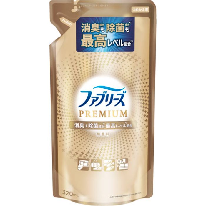 ファブリーズW除菌+消臭プレミアム 無香料詰替320ml