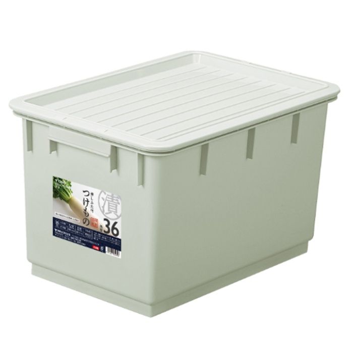 角型漬物容器 36型 グレー