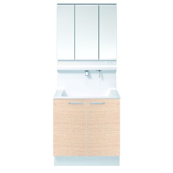 TOTO 洗面化粧台オクターブLite　W750　スイング三面鏡　2枚扉 LDSF075BAGDN1+LMFS075A3SLC1G