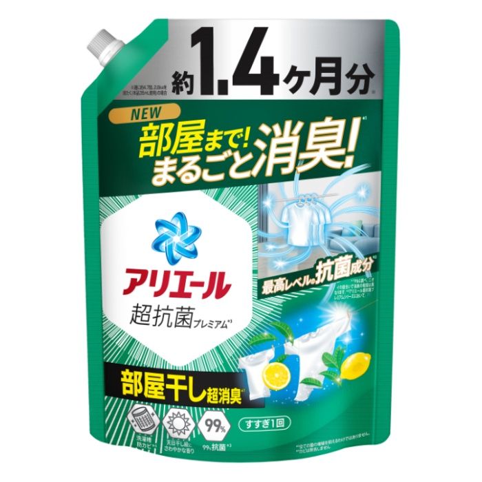 アリエールジェル 部屋干し詰替1000g