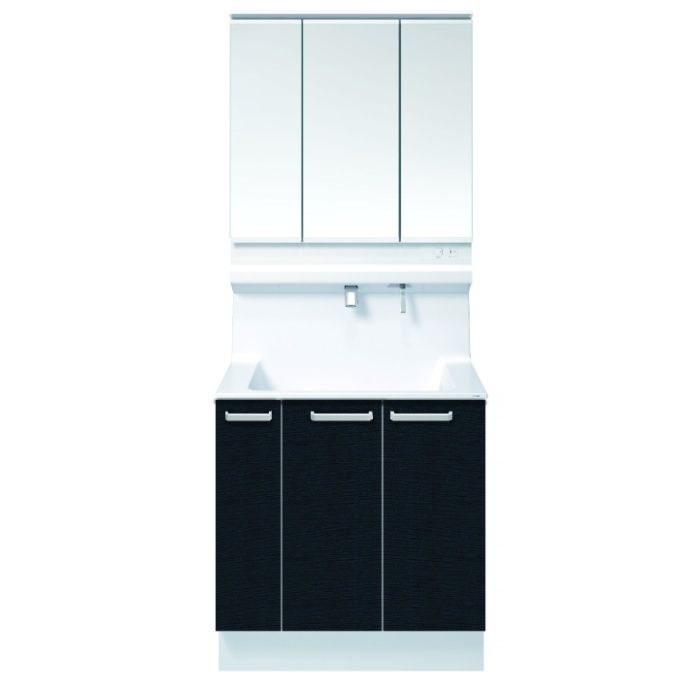 TOTO 洗面化粧台オクターブLite　W900　ワイド三面鏡　片引出 LDSF090BJGDN1+LMFS090A3GLC1G