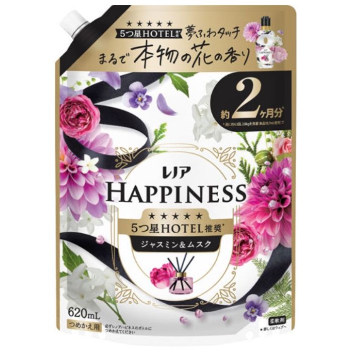 P&G レノアハピネス夢ふわタッチ ジャスミン&ムスク詰替620ml