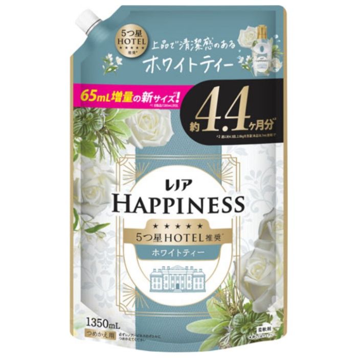 P&G レノアハピネス夢ふわタッチ ホワイトティー詰替1350ml