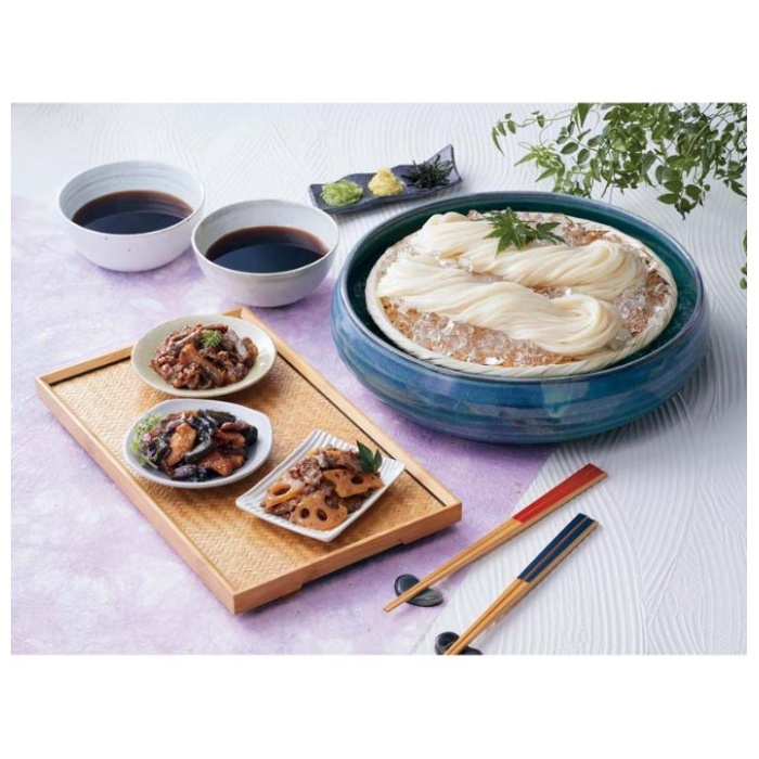 【NT-50】【お中元】「肉の匠いとう」3種のしぐれ煮と「つるとんたん」おうどんセット-承り締切:2025年7月29日
