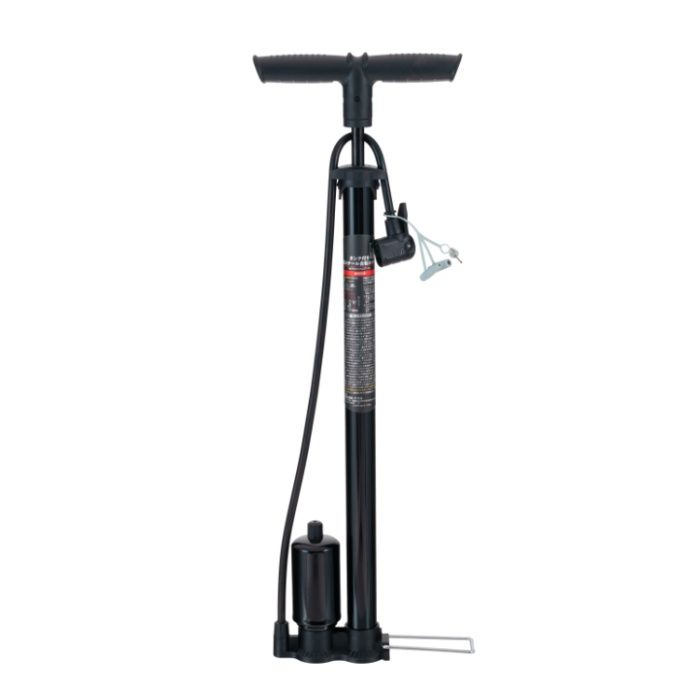 タンク付き軽量スチール自転車ポンプ NFP32C04ST-SG