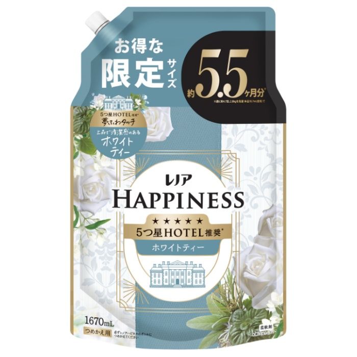 P&G レノアハピネス夢ふわタッチ ホワイトティー詰替1670ml