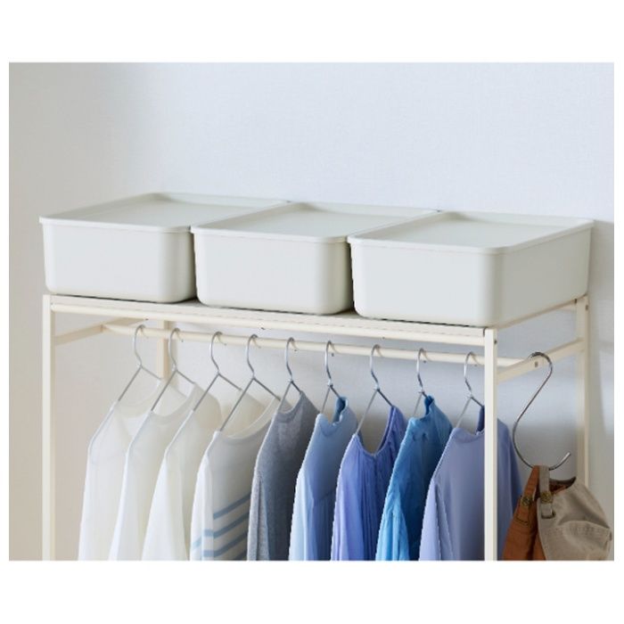 アイリスオーヤマ チェスト上ハンガーラック ワイド CHHR-850の説明画像4