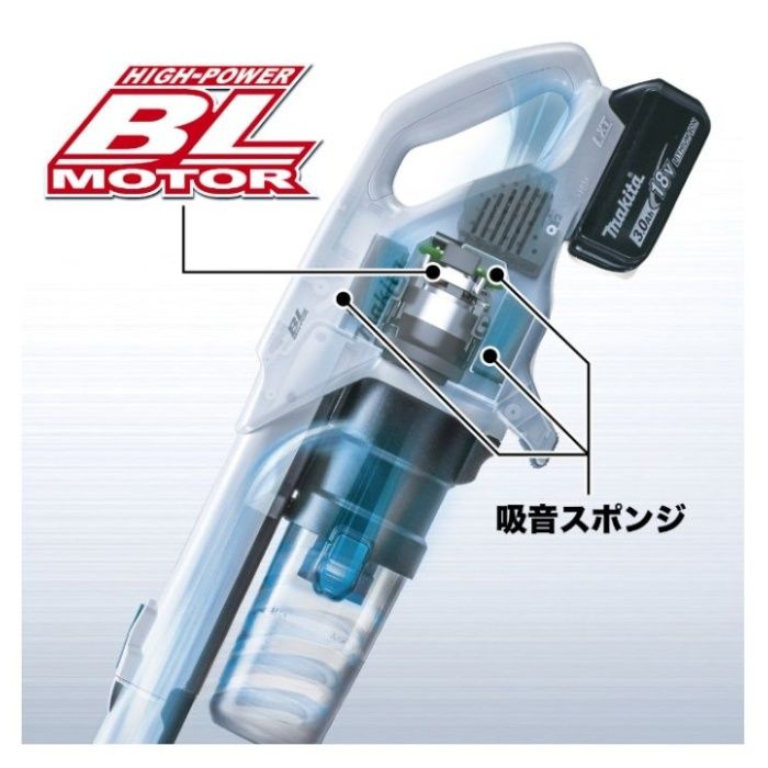 マキタ 18V充電式クリーナ　白 CL287FDRFWの説明画像3