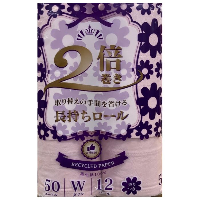 関日野出 香り付2倍巻きピンクトイレット12RW 12RW50m