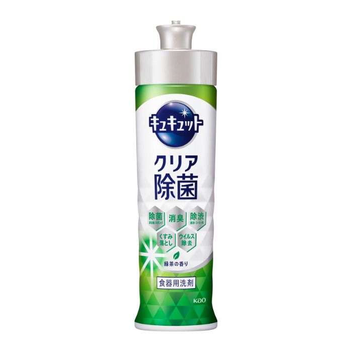 花王 キュキュット クリア除菌 緑茶の香り 本体 220ml