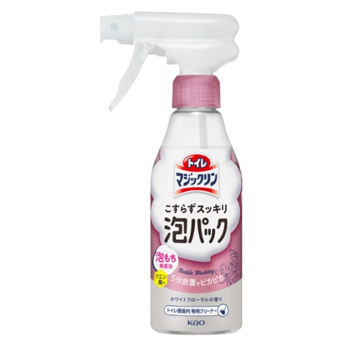 花王 トイレマジックリン こすらずスッキリ泡パック ホワイトフローラルの香り 本体 300ml