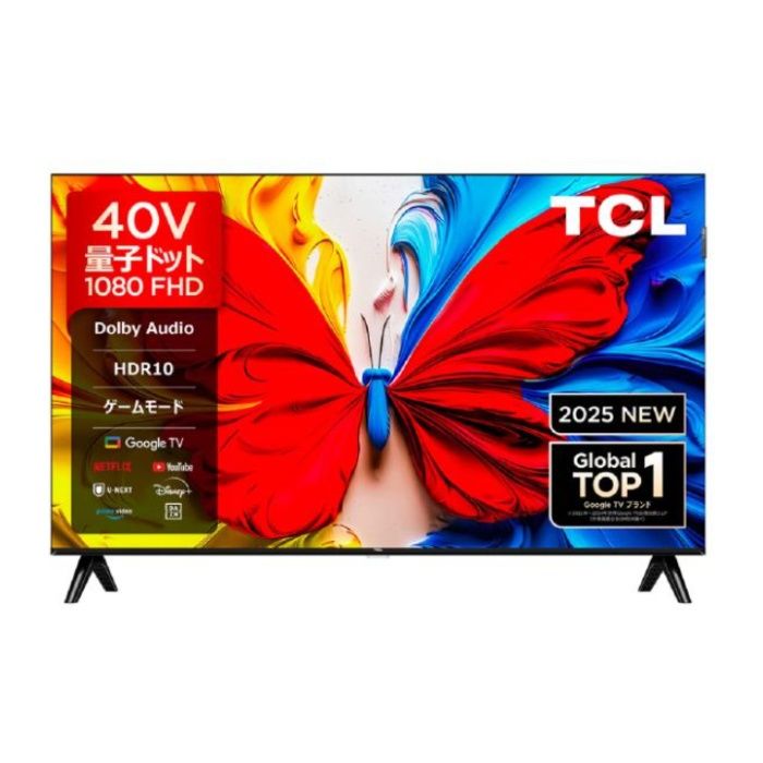 TCL 40型FHDスマートテレビ 40S51K