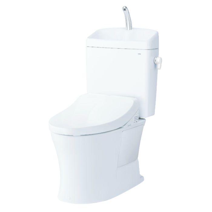 TOTO KQリモデル手洗有・ウォシュレットKM01セット　ホワイト CS232BM/SH233BA/KM01/NW1