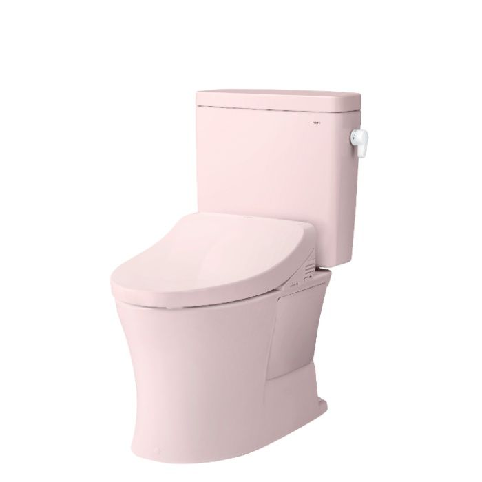 TOTO KQリモデル手洗無・ウォシュレットKM01セット　パステルピンク CS232BM/SH232BA/KM01/SR2