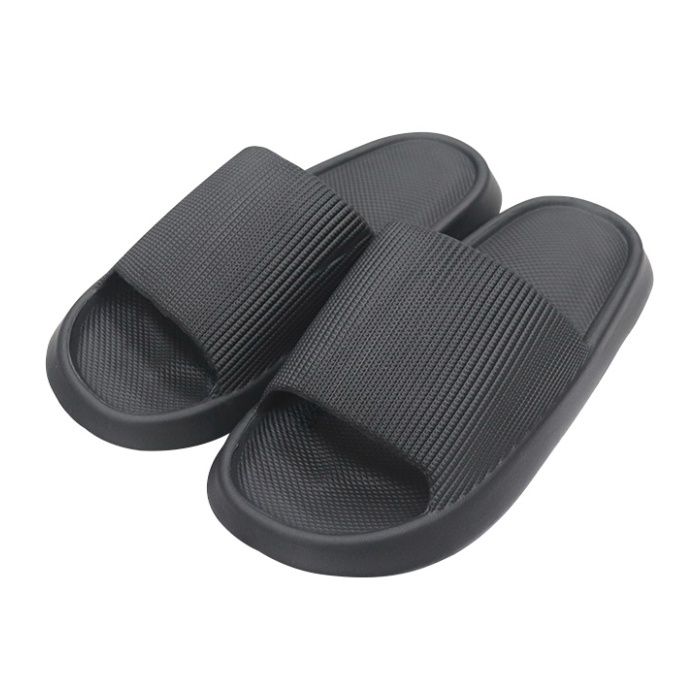 EVAトイレスリッパBK 約26cm