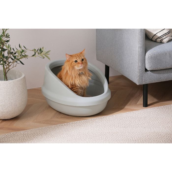 アイリスオーヤマ 猫のトイレ　ハーフカバー P-NE-500-Hの説明画像3
