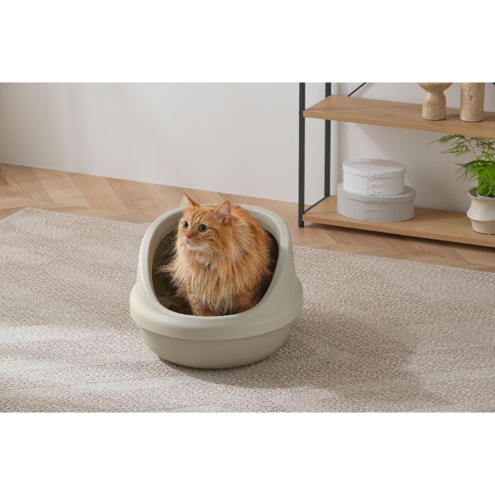 アイリスオーヤマ 猫のトイレ　ハーフカバー P-NE-500-Hの説明画像2