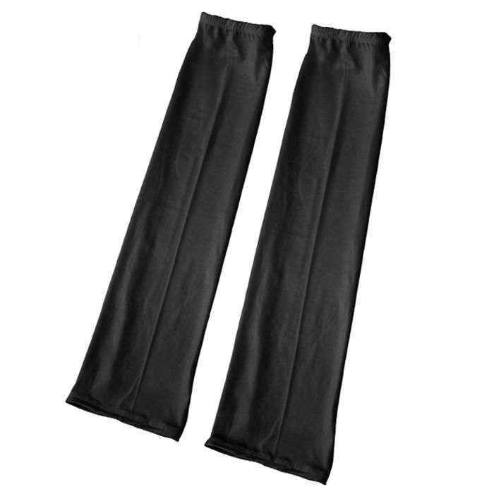 グローバルジャパン ワイドスリーブ冷感アームカバー ブラックの説明画像2