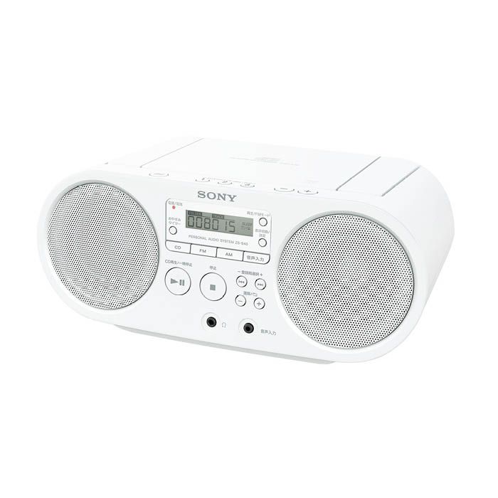 SONY SONY CDラジオ ZS-S40 W
