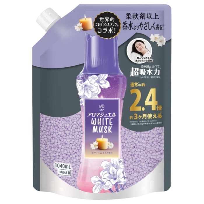 レノアアロマジュエル ホワイトムスク詰替1040ml