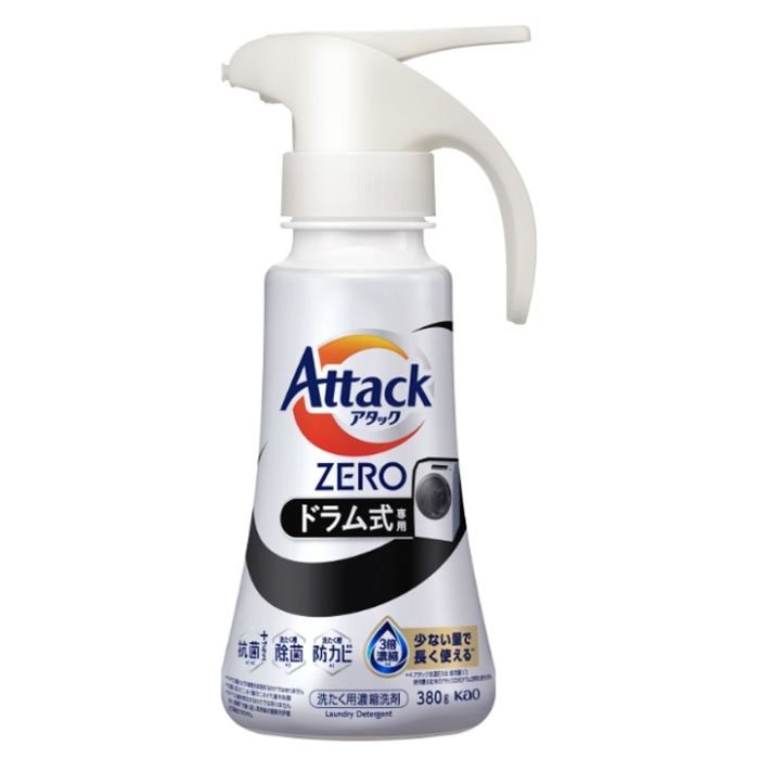 花王 アタックZERO ドラム式専用 ワンハンドタイプ 380g