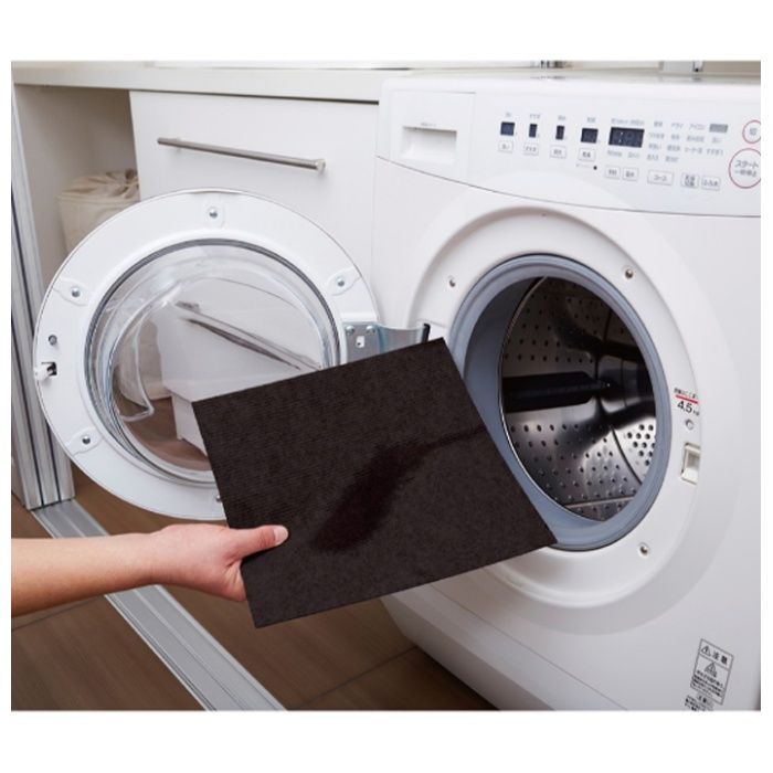 ナフコ 吸着マット 50×530cm カフェブラウン 4枚入り N-CB-5001Dの説明画像3