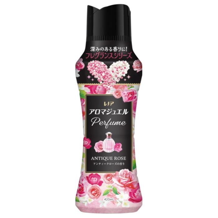 レノア アロマジュエル Perfume お洗濯の香り付けビーズ アンティークローズの香り 本体 420ml