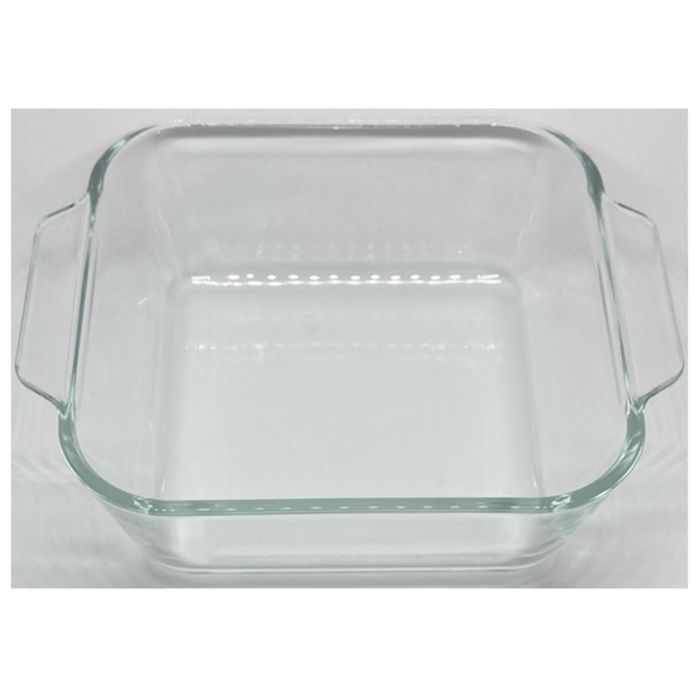 デリッシュライフ 耐熱ガラス食器 スクエア型 600ml