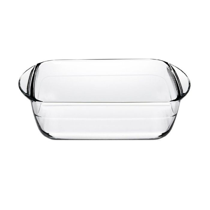 デリッシュライフ 耐熱ガラス食器 スクエア型 1000ml