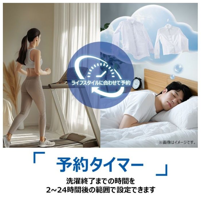 Haier(ハイアール) 10.0kgDD全自動洗濯機 JW-H100A(W)の説明画像8