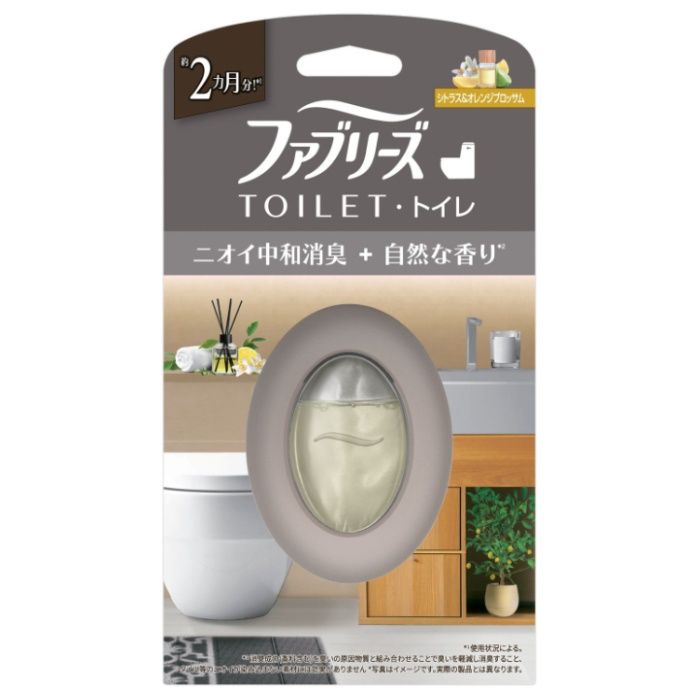 P&G ファブリーズトイレ用消臭剤プレミアム シトラス&オレンジブロッサム