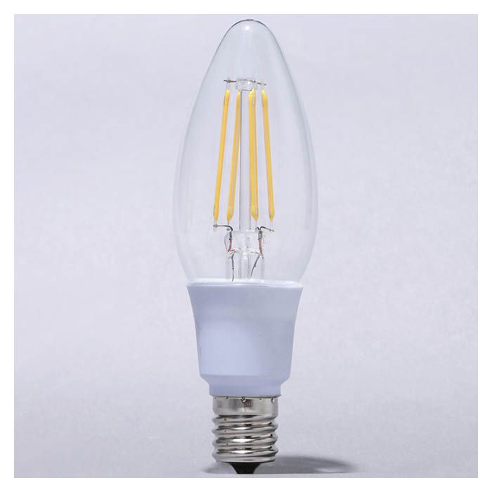 アイリスオーヤマ LEDフィラメント電球 E17 40形相当 電球色 非調光 LDC3L-G-E17-FC