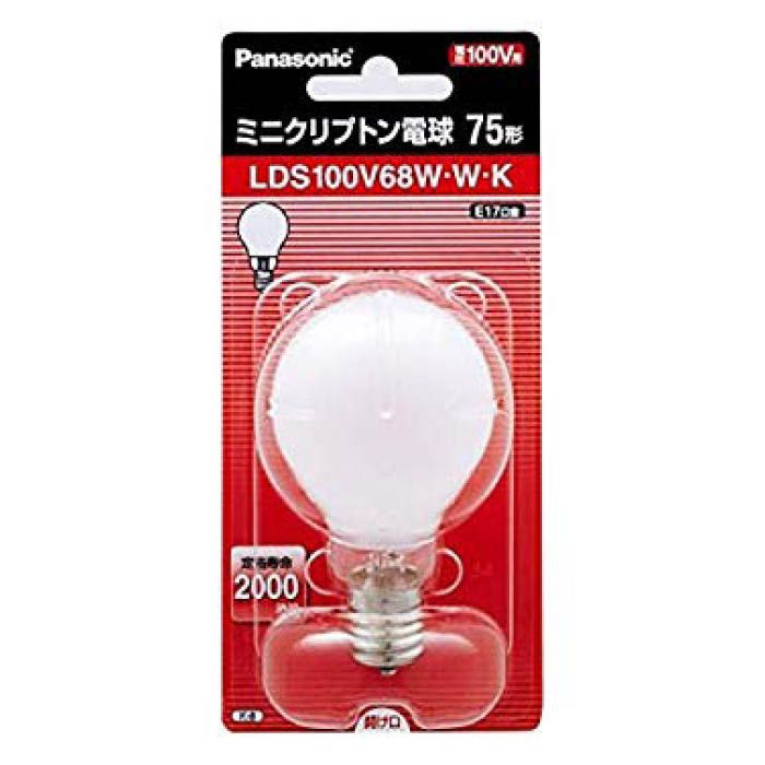 Panasonic (パナソニック) ミニクリプトン電球75型 LDS100V68WWKの通販