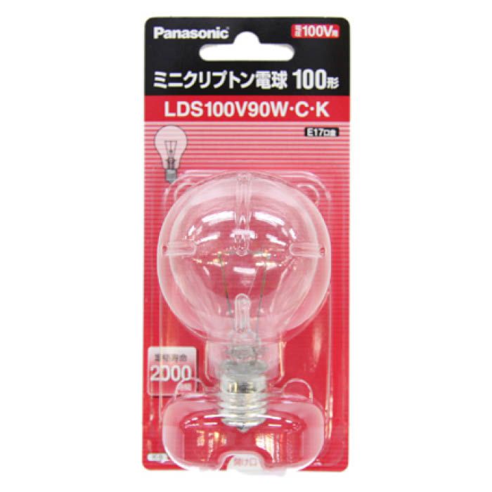 Panasonic (パナソニック) ミニクリプトン電球100型クリア LDS100V90WCK