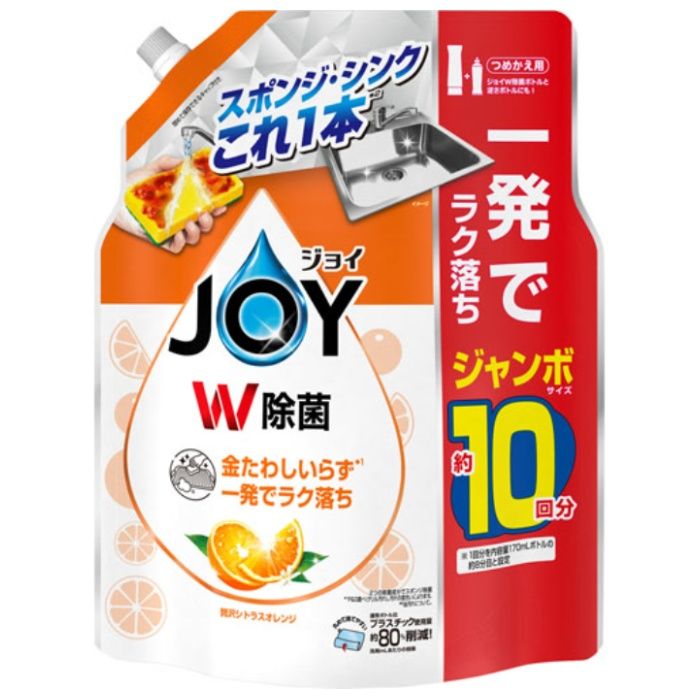 P&G 除菌ジョイ シトラスオレンジ詰替1300ml