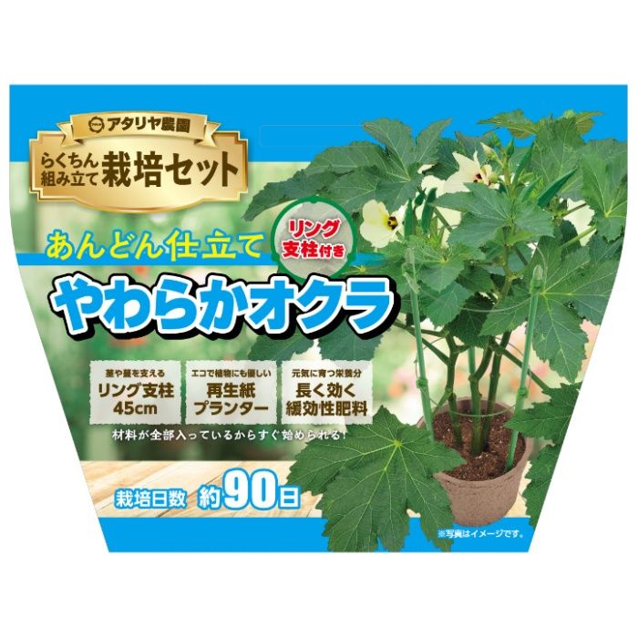 アタリヤ農園 栽培セット やわらかオクラ