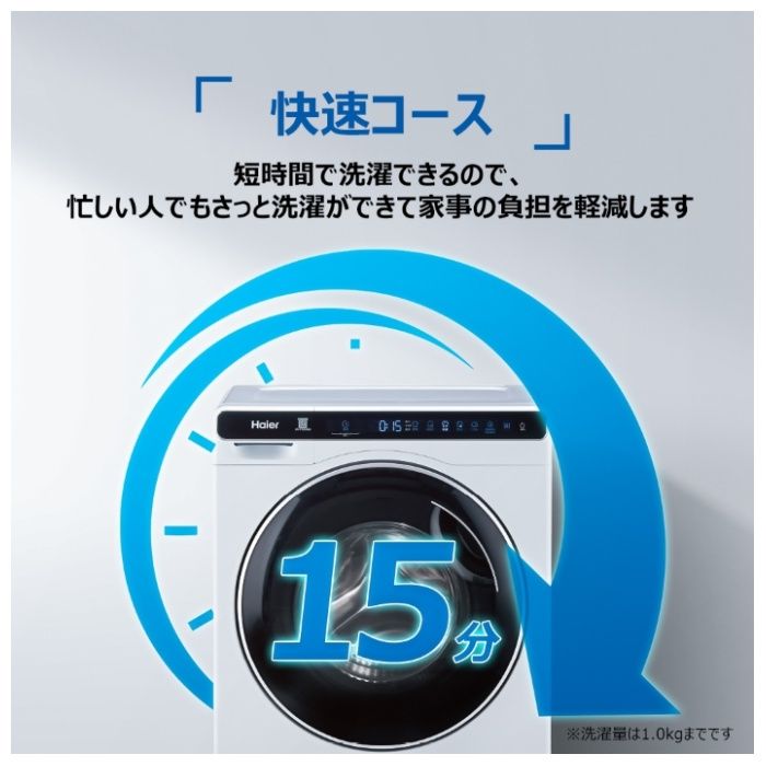 Haier(ハイアール) 4.5kgドラム式洗濯機 JW-T45SA(W)の説明画像8